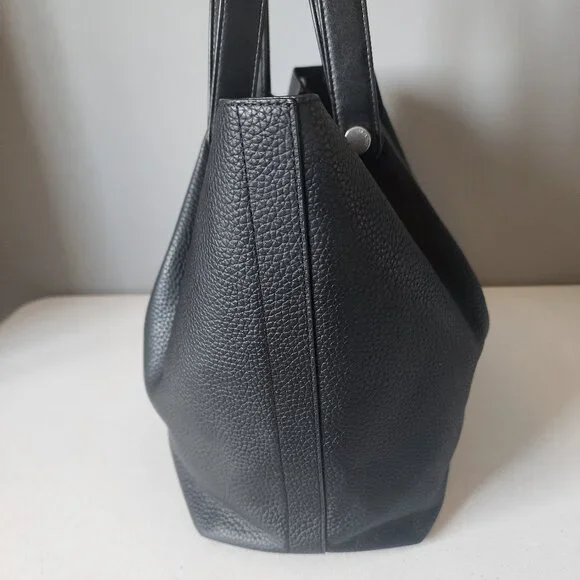 All Saints Large Black Tote "EUC" - Picture 7 of 16